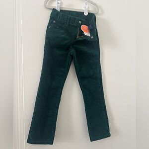 The Children’s Place Boys Green Corduroy Pants NWT 5